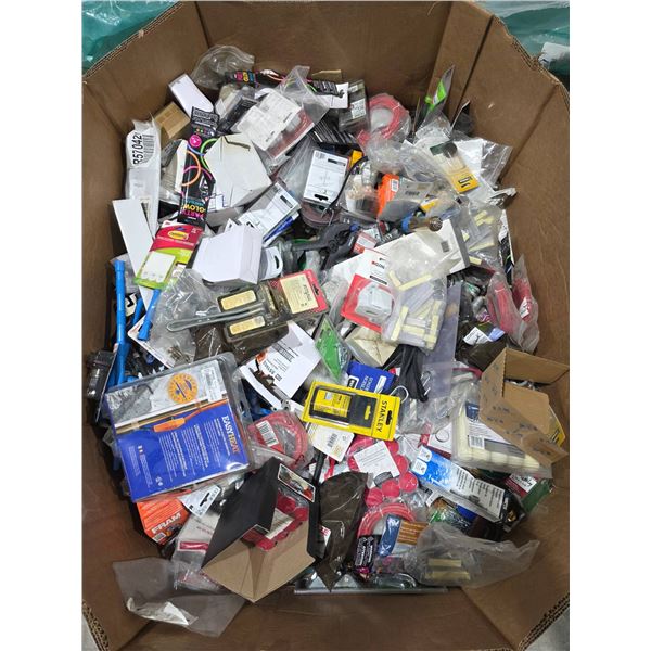 Pallet Box #1215 Lot of Assorted Hardware and Electrical Components
