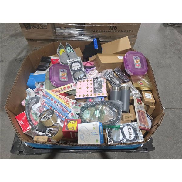 Pallet Box #1218 Lot of Assorted Hardware and Electrical Components