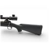 Image 3 : Savage Model 11 LH Bolt Action Rifle .243Win 22" Barrel Black Syn Stock With 4-16X40 Scope And Bipod