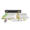 Image 1 : Crossbow Bolts X 17 With Assorted Field Tips And Broad Heads And MTM Arrow Case