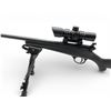 Image 4 : Savage Rascal Single Shot Rifle .22LR 16" Barrel Black Synthetic With Centre Point Red Dot And Bipod