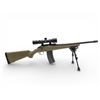 Image 1 : Ruger American Bolt Action Rifle 5.56 16" Barrel Tan Synthetic Stock W/Osprey 3-9X42 Scope And Bipod