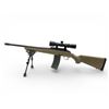 Image 2 : Ruger American Bolt Action Rifle 5.56 16" Barrel Tan Synthetic Stock W/Osprey 3-9X42 Scope And Bipod