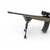 Image 5 : Ruger American Bolt Action Rifle 5.56 16" Barrel Tan Synthetic Stock W/Osprey 3-9X42 Scope And Bipod
