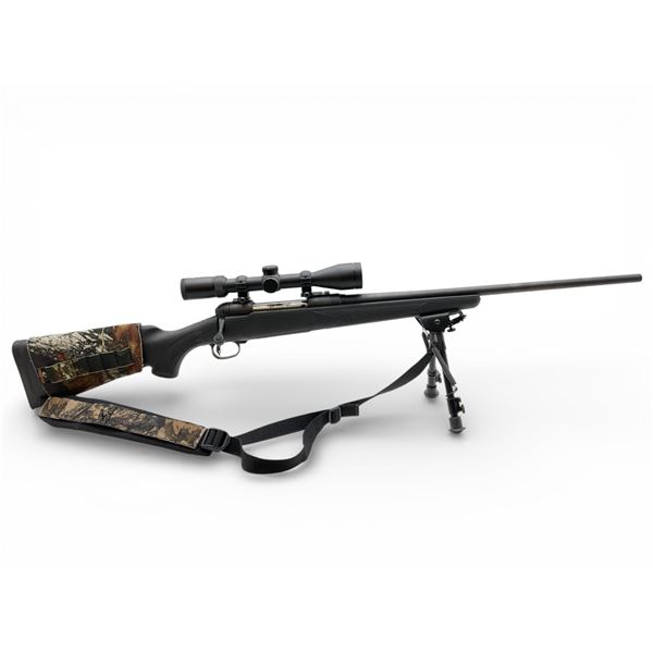 Savage Model 111 Bolt Action Rifle 30-06 SPRG 22" Barrel With Weaver 3-9X40 Scope And Bipod
