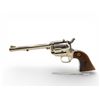 Image 2 : Reck Model R12 Single Action Revolver .22LR 6" Barrel Nickel With Wood Grips, Restricted