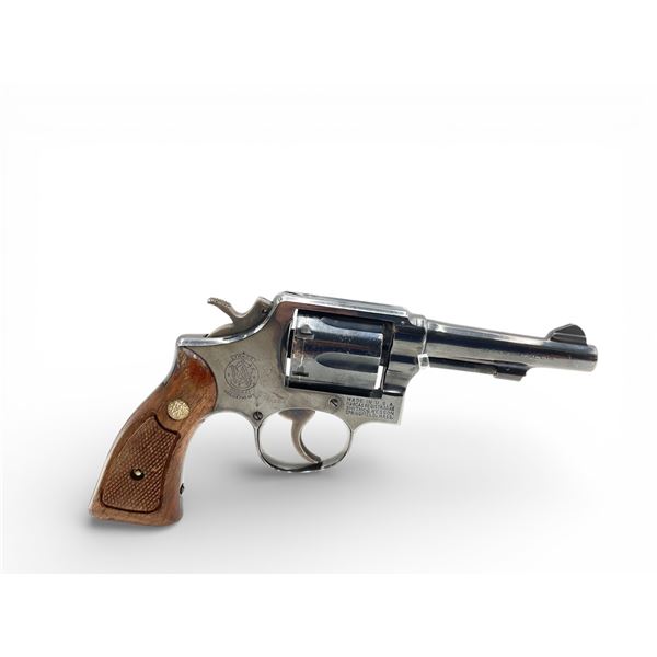 Smith & Wesson Model 10-5 Revolver .38Spl 4" Barrel Wood Grips, Prohibited