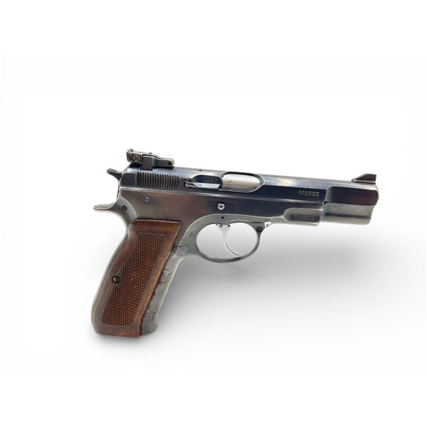 CZ Model 75 Semi Auto Pistol 9MM 4.5" Barrel Wood Grips, Restricted