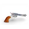 Image 1 : Herbert Schmidt Model 21 Revolver .22LR 4.75" Barrel Nickel With Wood Grips, Restricted