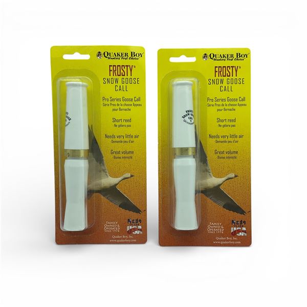 Quaker Boy Frosty Snow Goose Call X 2 Qty, New