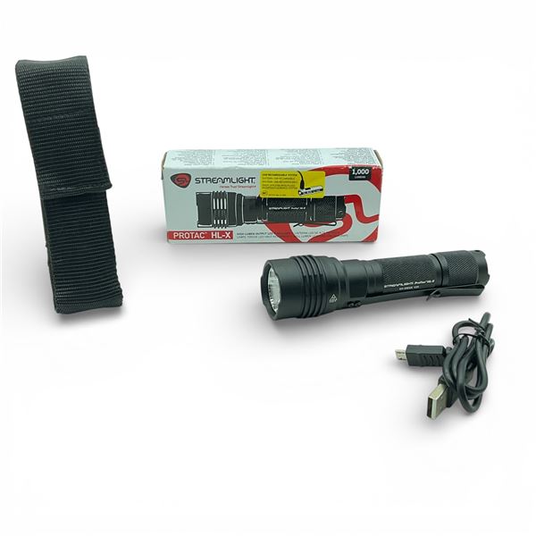 Streamlight Protac HL-X 1000 Lumen LED Flashlgiht with USB Rechargeable System, New