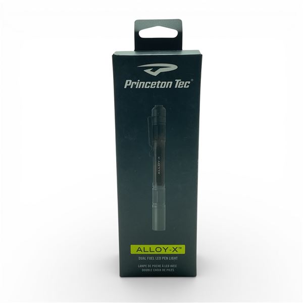 Princeton Tec Alloy-X Dual Fuel LED Pen Light, 400 Lumens, New