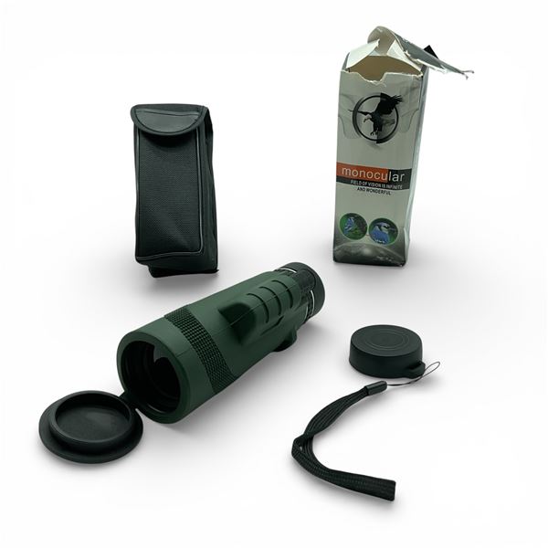 Monocular 80x100 Magnification with Case, New
