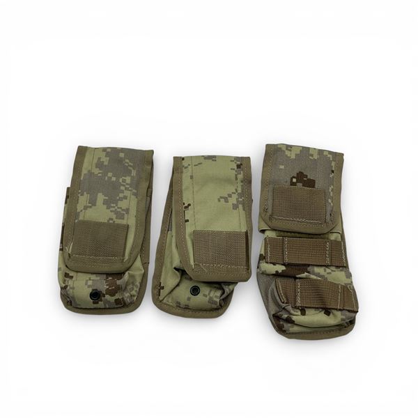 Molle Rifle Magazine Pouches X 3 Qty