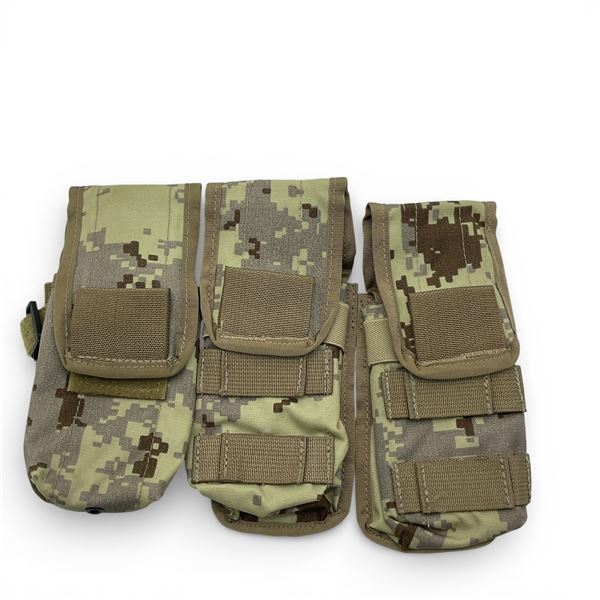 Molle Rifle Magazine Pouches X 3 Qty