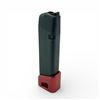 Image 1 : Glock 17/34 9mm Polymer Magazine with Red Unfair Advantage Base Plate
