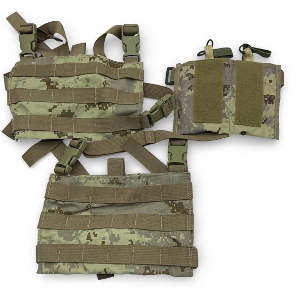 Double Rifle Magazine Pouch and Velcro Pouches