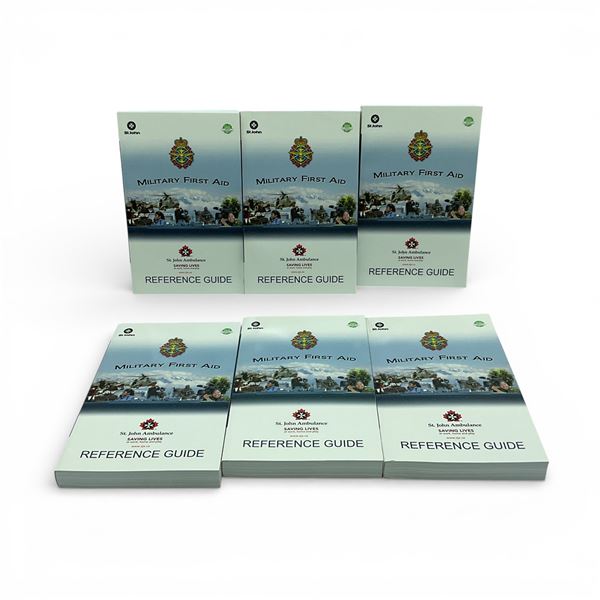 St. John Ambulance Military First Aid Reference Guide X 6 Qty