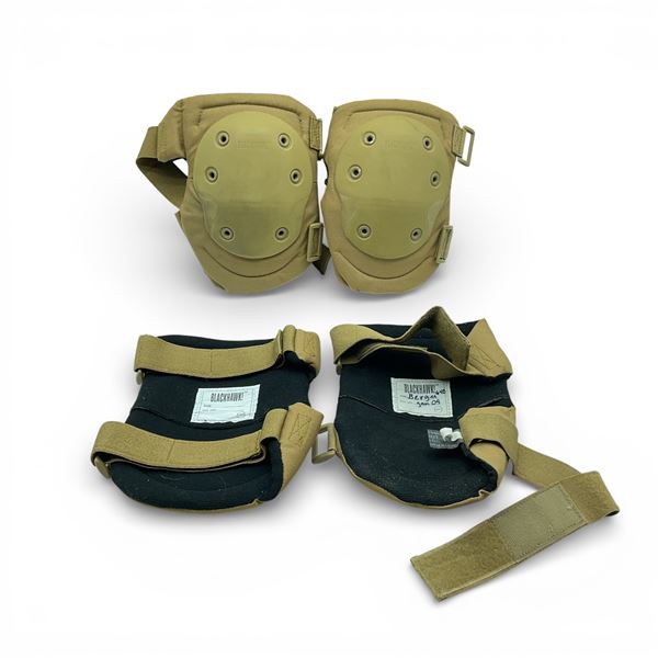 BlackHawk Knee Pads, Tan, 3 Right, 1 Left