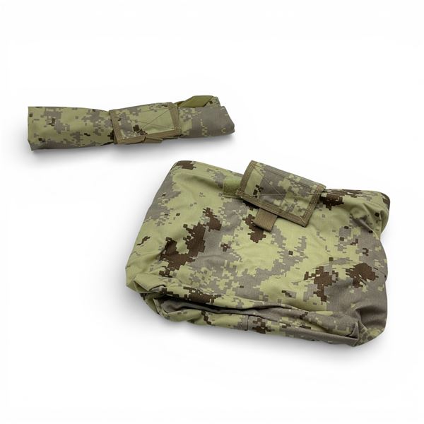 Molle Roll Up Velcro Fastened Ammo Bag X 2 in Desert Digi Camo