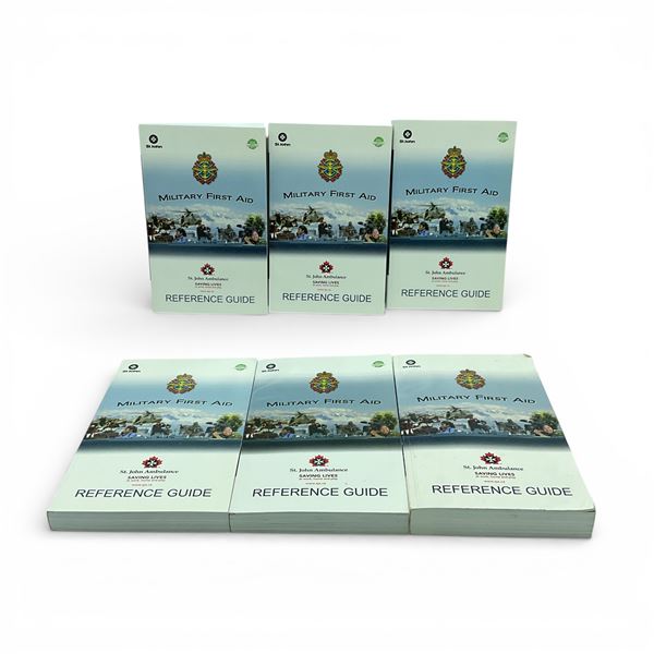St. John Ambulance Military First Aid Reference Guide X 6 Qty