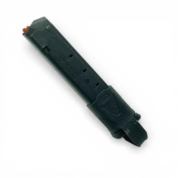 Magpul PMag 27 GL9 9x19mm Extended Polymer Magazine, Pinned with Rubber Magpul Mag Assist