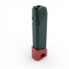 Image 1 : Glock 17/34 9mm Polymer Magazine with Red Unfair Advantage Base Plate