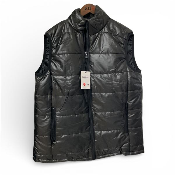 Fashion Classic Collection Zip-Up Vest, Size: XXL, New