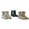 Image 1 : Desert Tan Combat Boots, Size: 230/86 X 2 Qty and Black Leather Combat Boots, Size: 240/94
