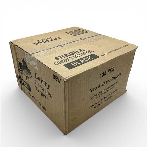 Lawry Trap and Skeet Targets, Black, 135 Pieces