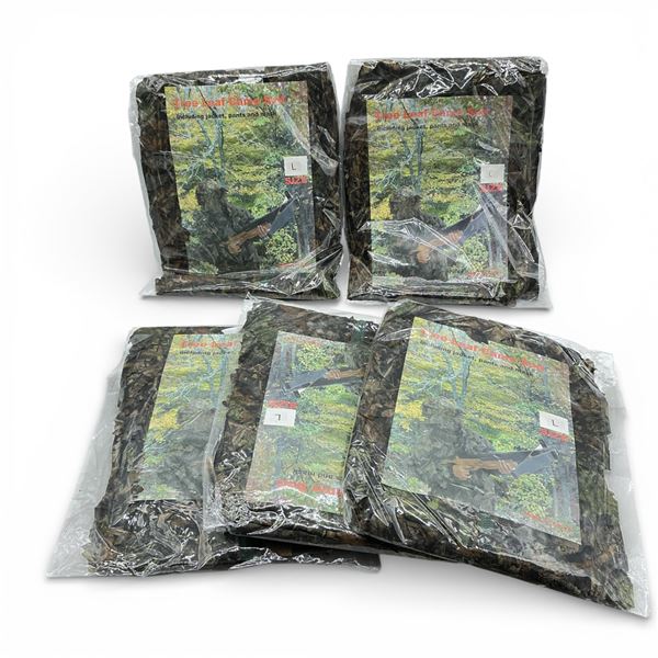 Tree Leaf Camo Suit, Size: Large X 5 Qty