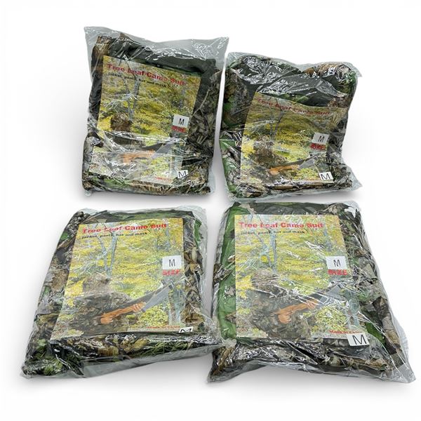 Tree Leaf Camo Suit, Size: Medium X 4 Qty