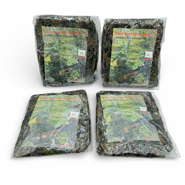 Tree Leaf Camo Suit, Size: Extra-Large X 4 Qty