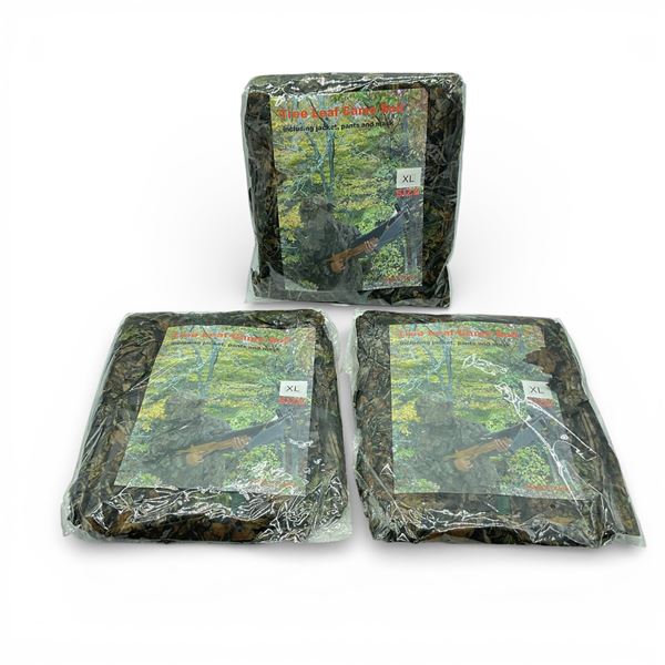 Tree Leaf Camo Suit, Size: Extra-Large X 3 Qty