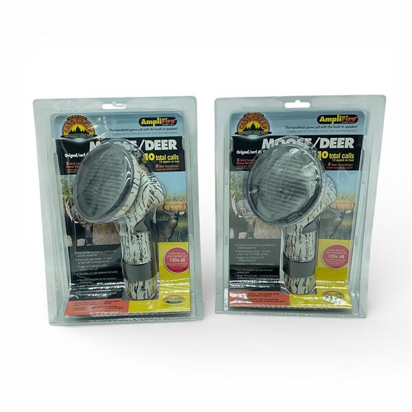 Cass Creek AmpliFire Moose/ Deer Handheld Game Call with Built-in Speaker X 2 Qty