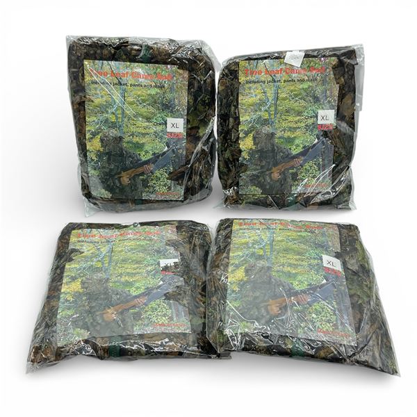 Tree Leaf Camo Suit, Size: Extra-Large X 4 Qty