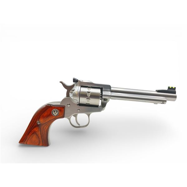 Ruger Model Single-Ten Single Action Revolver .22LR 5.5" Barrel Stainless W/ Wood Grips, Restricted
