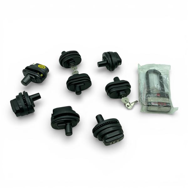 Assorted Locks X 9 Qty