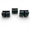 Image 1 : Leather Revolver Speed Loader Belt Pouches X 3 Qty