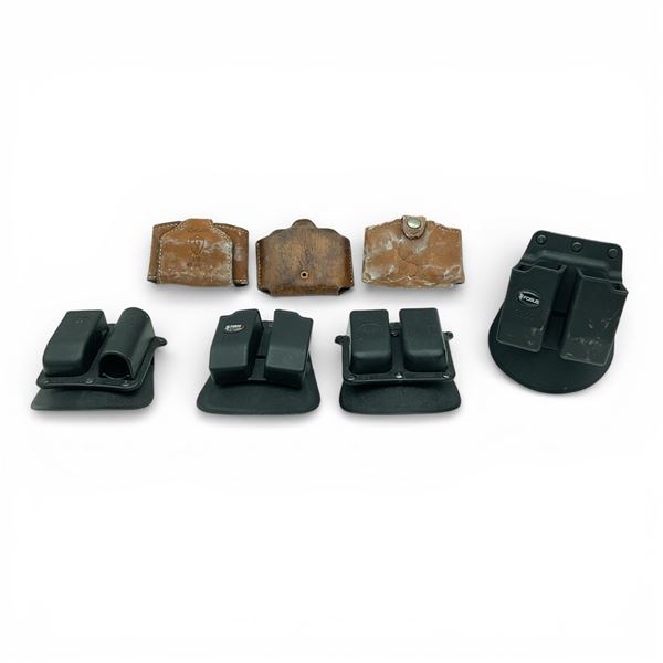 Assorted Pistol Magazine Holsters X 6 Qty