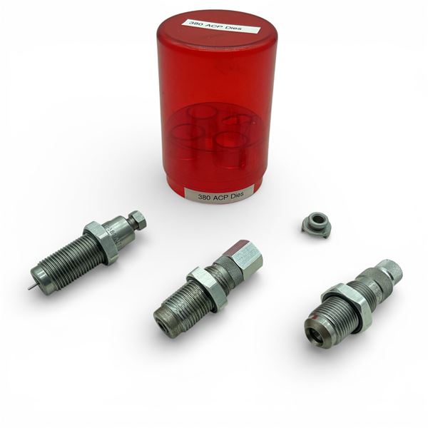 Lee 380 ACP Dies X 3 Qty and #4 Shell Holder