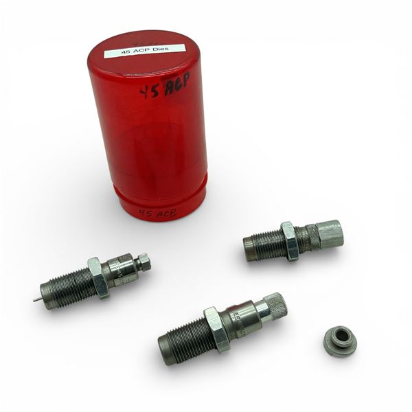 Lee 45 ACP Dies X 3 Qty and #2 Shell Holder