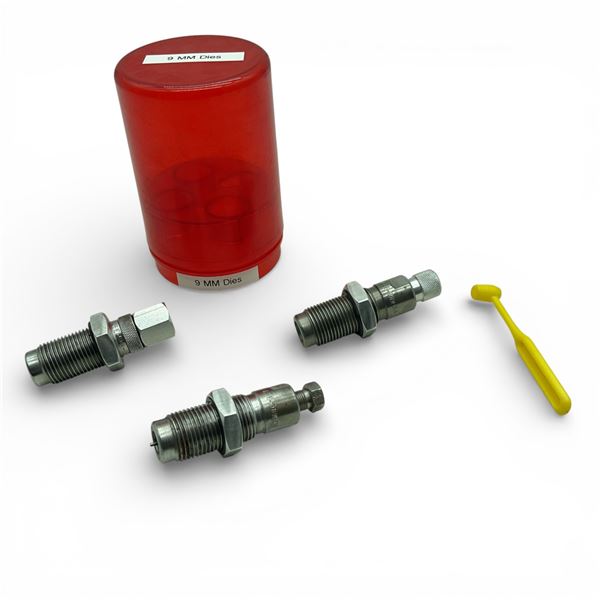 Lee 9mm Dies X 3 Qty and Lee Powder Measure Scoop