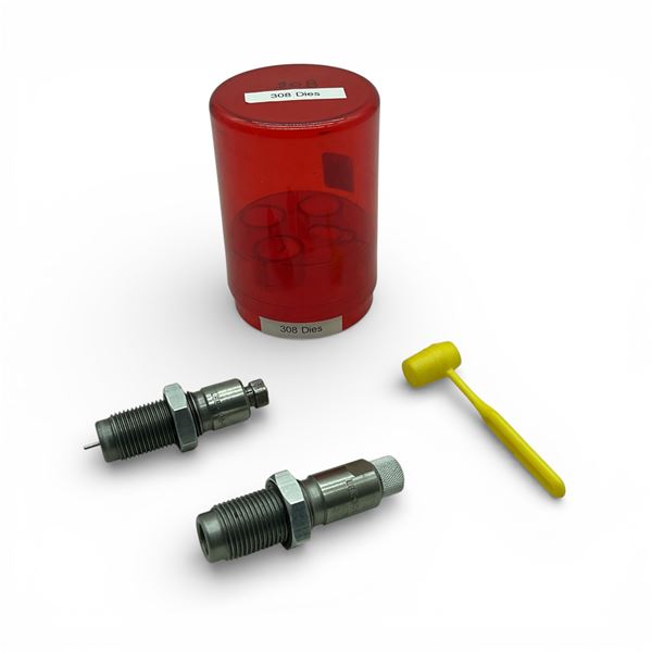 Lee 308 Dies X 2 Qty and Lee Powder Measure Scoop