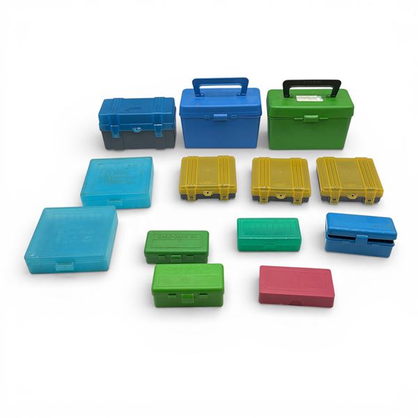 Assorted Ammunition Box Trays X 13 Qty