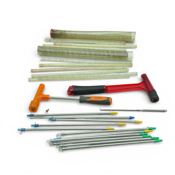 Assorted Reloading Tubes, Primer Pickup Tubes, and X 2 Bullet Pullers