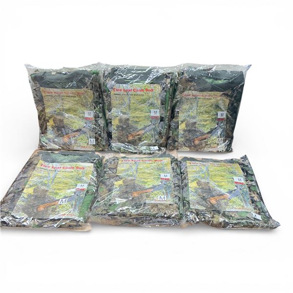 Tree Leaf Camo Suit, Size: Medium X 6 Qty
