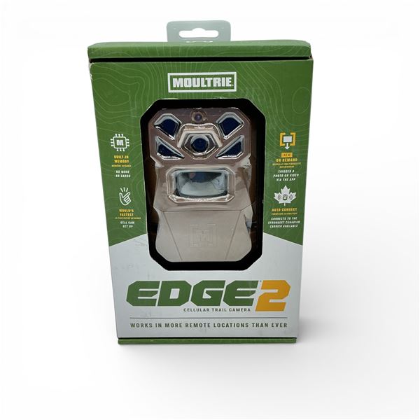 Moultrie Edge 2 Cellular Trail Camera, 36 MP Video and Picture, Untested