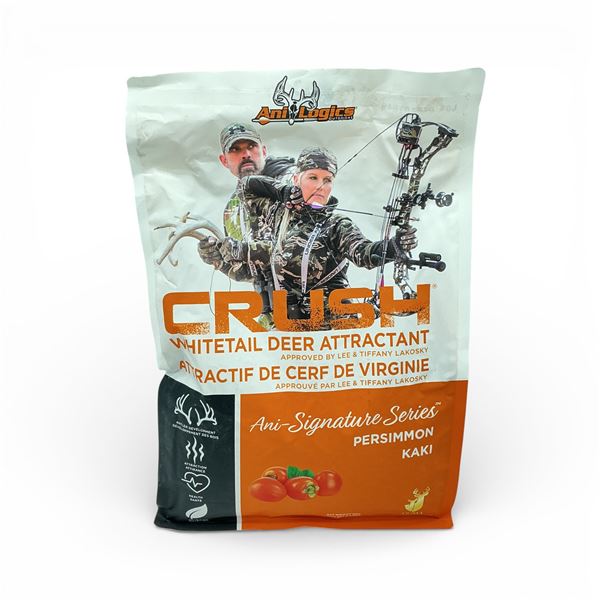 Anti-Logics Crush Whitetail Deer Attractant, Ani-Signatures Series Persimmon, 5 lb Bag