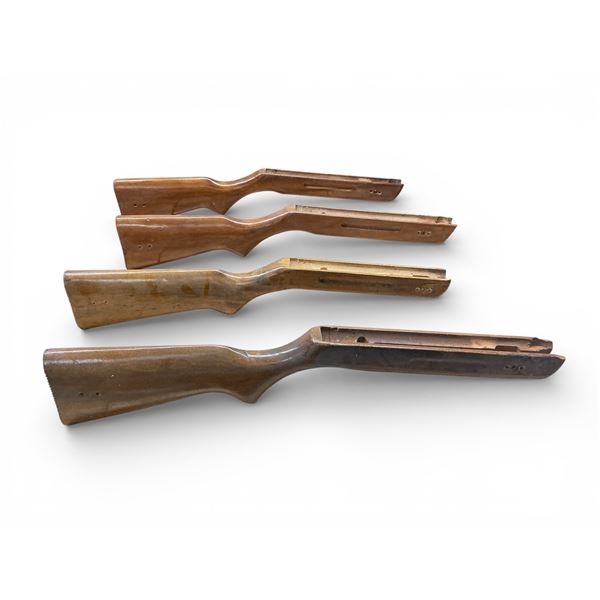 Assorted Wooden Stocks X 4 Qty